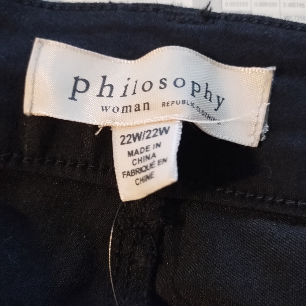 NWT Philosophy Workshop Republic Clothing Black Skinny Ankle Denim, Size… - Picture 2 of 6